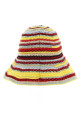Вязаная крючком шляпа-козырек, разноцветная VIVIENNE WESTWOOD 8102002XK007GO401