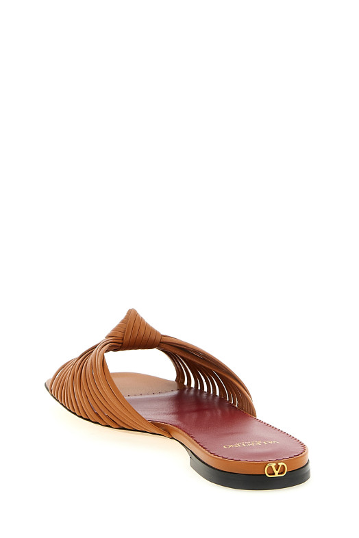 Valentino Garavani 'Annet' slides Brown