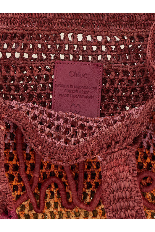 'East-West Summer Banana' shopping bag Multicolor