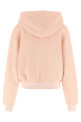 Logo embroidery hoodie Pink