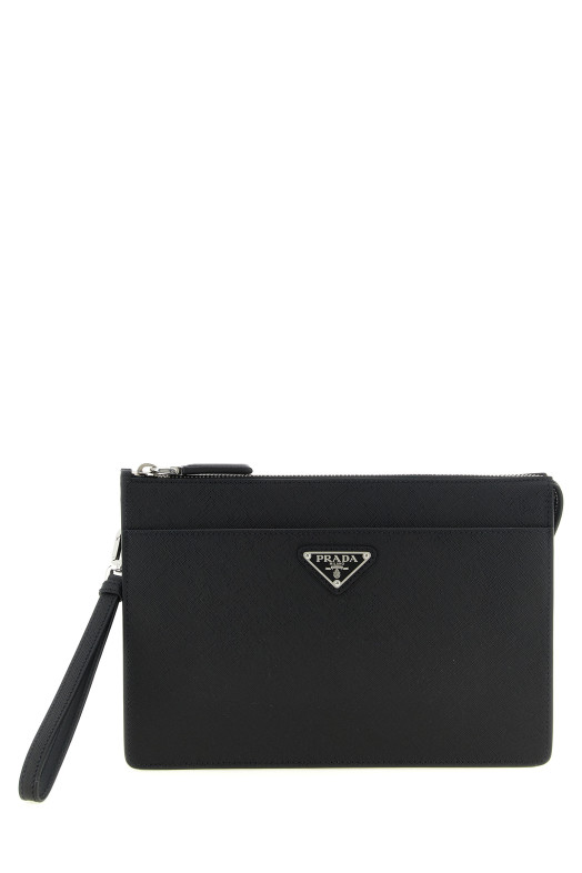 Pouch Saffiano Black