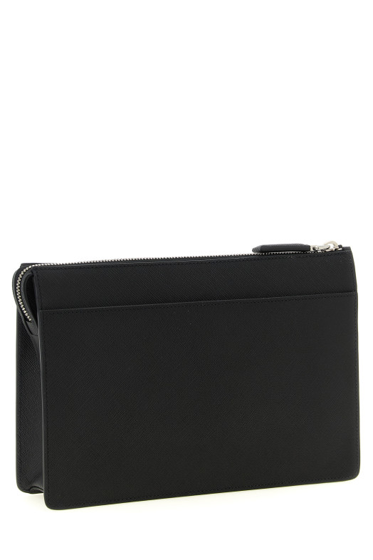 Pouch Saffiano Black