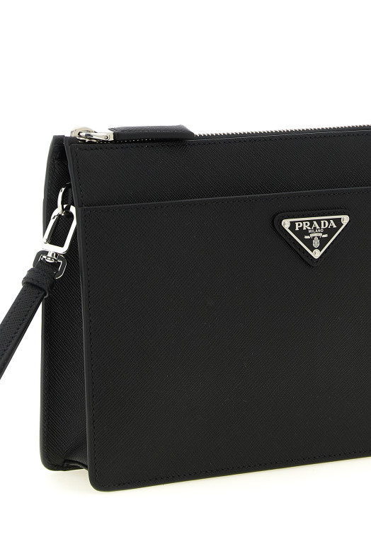 Pouch Saffiano Black