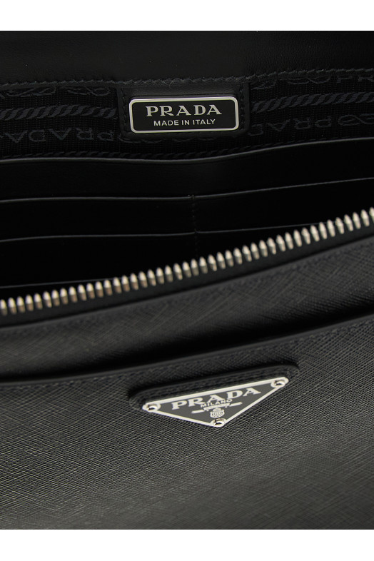 Pouch Saffiano Black