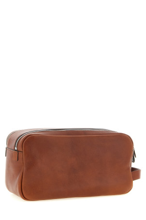 Ретро-сумочка з натуральної шкіри коричневого кольору BRUNELLO CUCINELLI MWSHBU334C9186