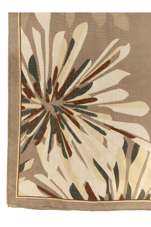 'Bloom Print' scarf Green