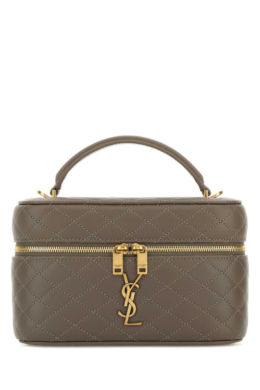 Dove grey nappa leather Vanity Gaby handbag SAINT LAURENT (7667311EL07)