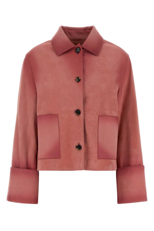 Pink leather jacket Pink LOEWE (S359Y34LAH)