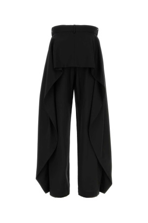 Black wool wide-leg pant Black LOEWE (S540Y04XNC)