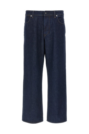 Indigo denim jeans Blue