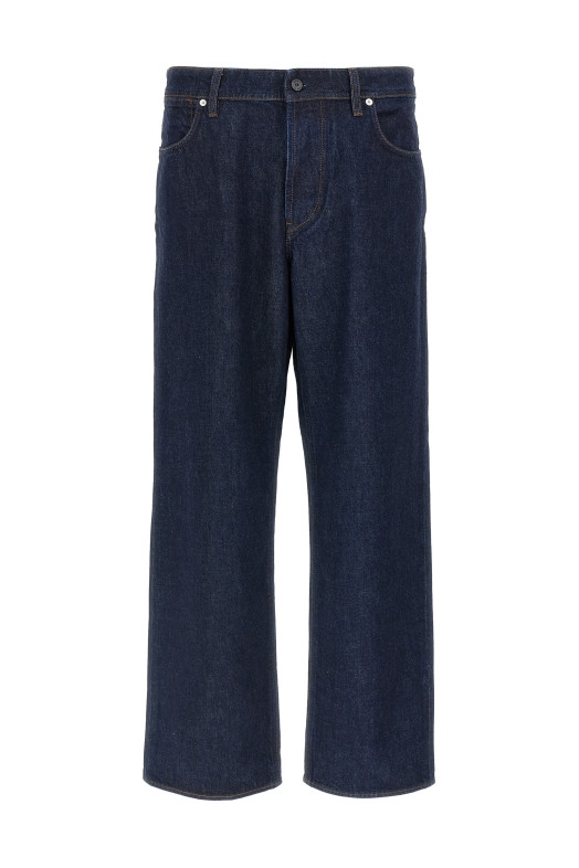 Indigo denim jeans Blue