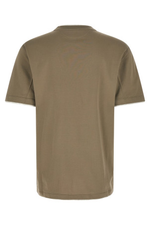 Double layer t-shirt Green