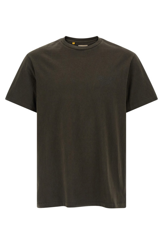 Футболка с логотипом «Dusty», черная TOP043WASHEDBLACK