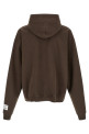 'French Logo Painted' hoodie Brown