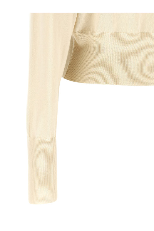 Кардиган «Bea Cropped» белого цвета 1803002UY003FA408