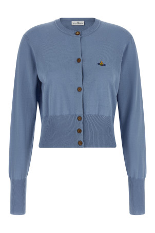 'Bea Cropped' cardigan BLUE