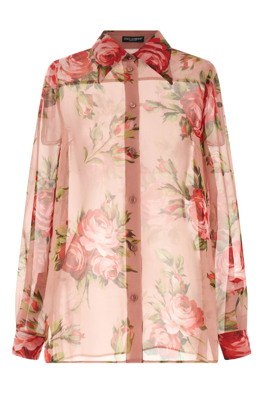 Рубашка «Bouquet Rose», розового цвета F5U24TIS11FHF5ZN