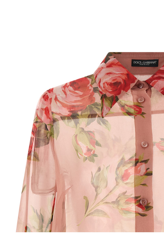 Рубашка «Bouquet Rose», розового цвета F5U24TIS11FHF5ZN