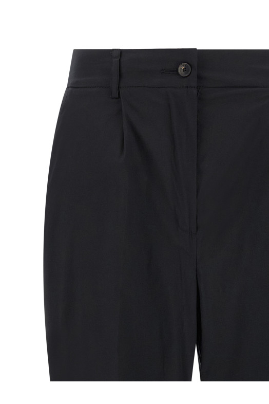 Poplin pants Black