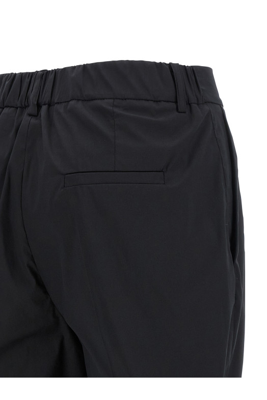 Poplin pants Black