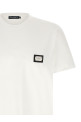 Футболка с логотипом, белая DOLCE & GABBANA G8PT1TG7P1BW0800