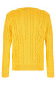 Свитер из хлопковой плетеной ткани, желтый POLO RALPH LAUREN 710775885533