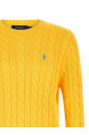 Свитер из хлопковой плетеной ткани, желтый POLO RALPH LAUREN 710775885533