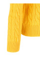 Свитер из хлопковой плетеной ткани, желтый POLO RALPH LAUREN 710775885533