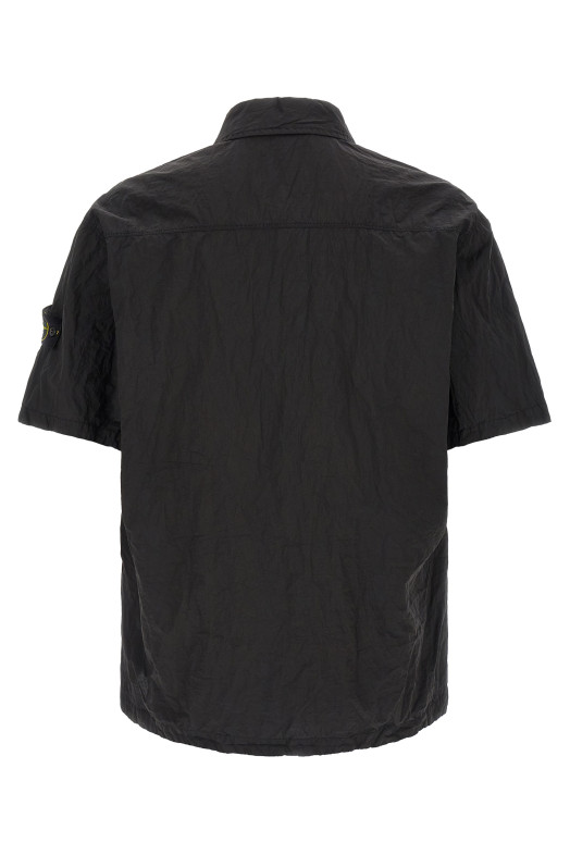 Накидка из нейлона, металлический черный STONE ISLAND L1S151200028S0019V0029