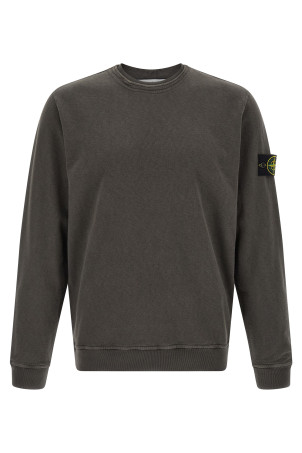 Brushed cotton sweatshirt Gray