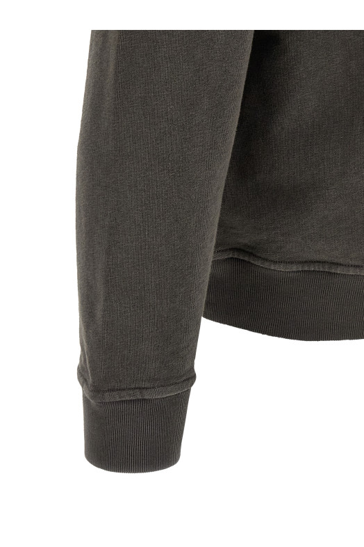 Свитшот из матового хлопка, серый STONE ISLAND L1S156100034S0060V0165