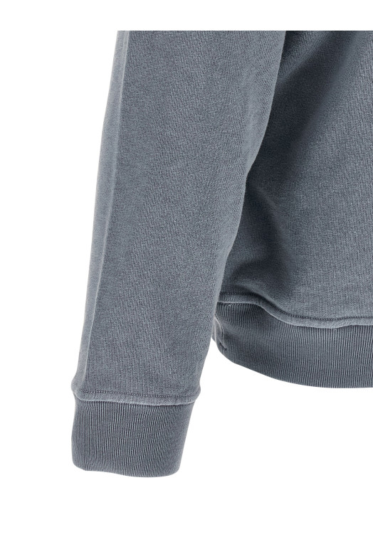 Свитшот из матового хлопка, синий STONE ISLAND L1S156100034S0060V0124