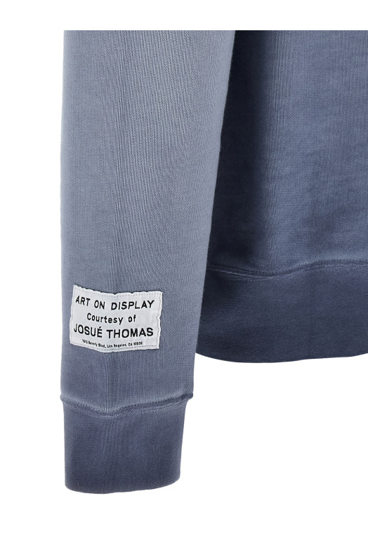  Logo print sweatshirt Blue