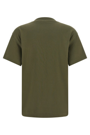 'Shiny Tab' T-shirt Green