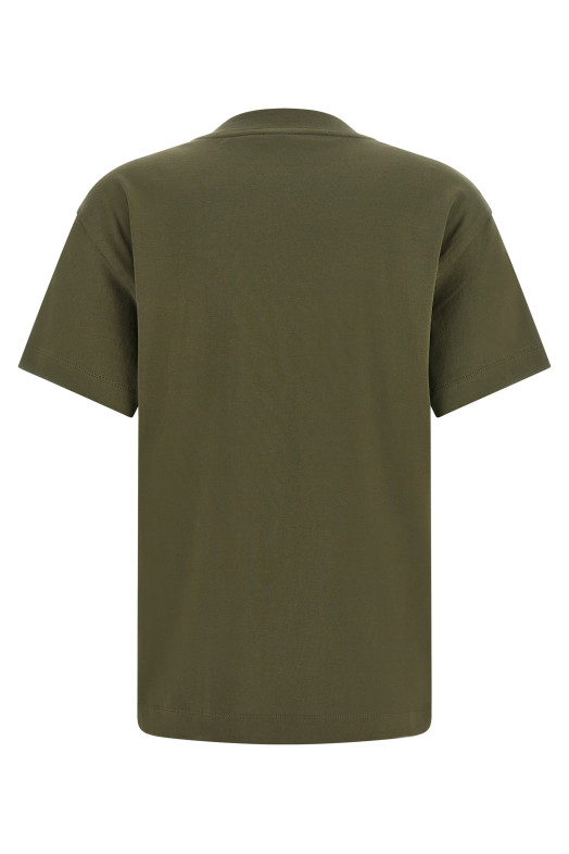 'Shiny Tab' T-shirt Green