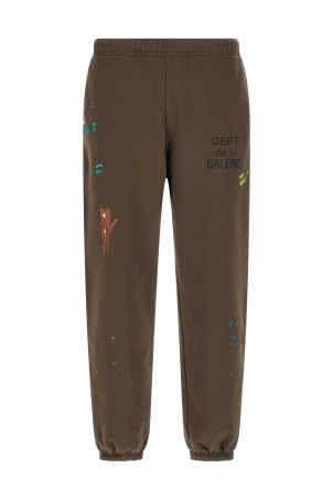 Джоггери «GD French Logo», коричневі BTM035SEPIA
