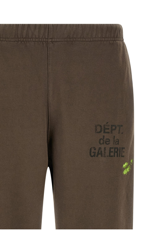 Джоггеры «GD French Logo», коричневые BTM035SEPIA
