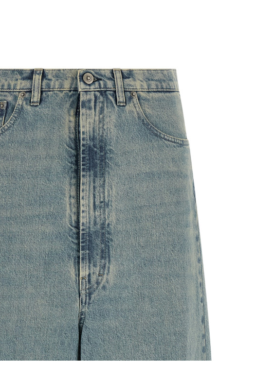 Low crotch jeans BLUE