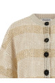 'Crop' cardigan Beige