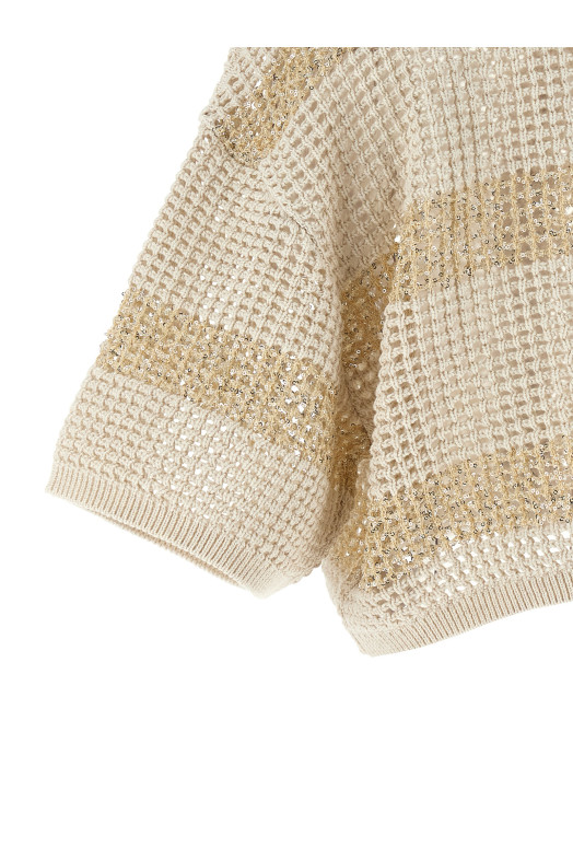 'Crop' cardigan Beige