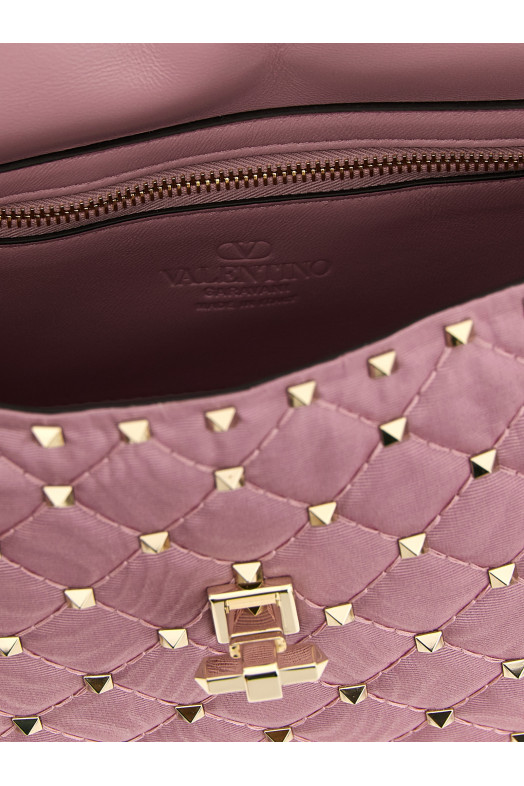 Сумка через плечо Valentino Garavani «Rockstud Spike», розового цвета W0B0122DIIQNV