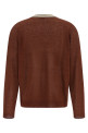 'Dazzling Collar' sweater Bordeaux