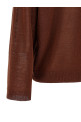 'Dazzling Collar' sweater Bordeaux