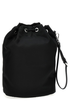 Сумка-відро з нейлону, чорна PRADA 1NS369R067F0002