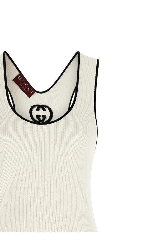 Платье «Doppia G» чёрно-серого цвета 856221XKFCZ9232