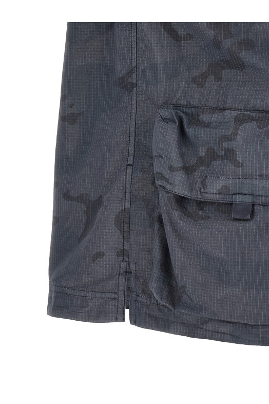 Рубашка в камуфляжном стиле, синяя STONE ISLAND L1S151100024S00E9V002D