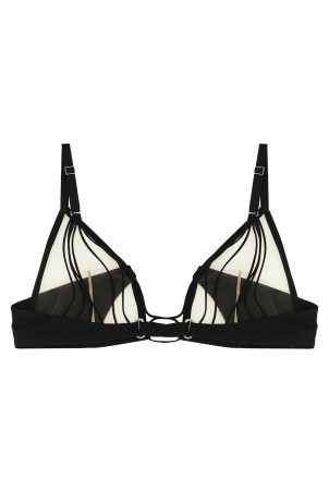 Бюстгальтер Rick Owens x LIVY «Raw District», чорний RO01F6094TULY0921