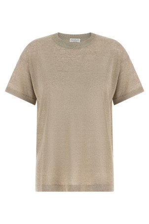 'Dazzling Collar' sweater Beige