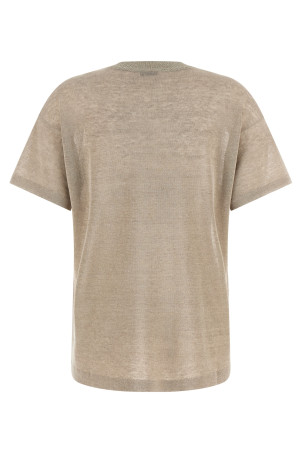 'Dazzling Collar' sweater Beige