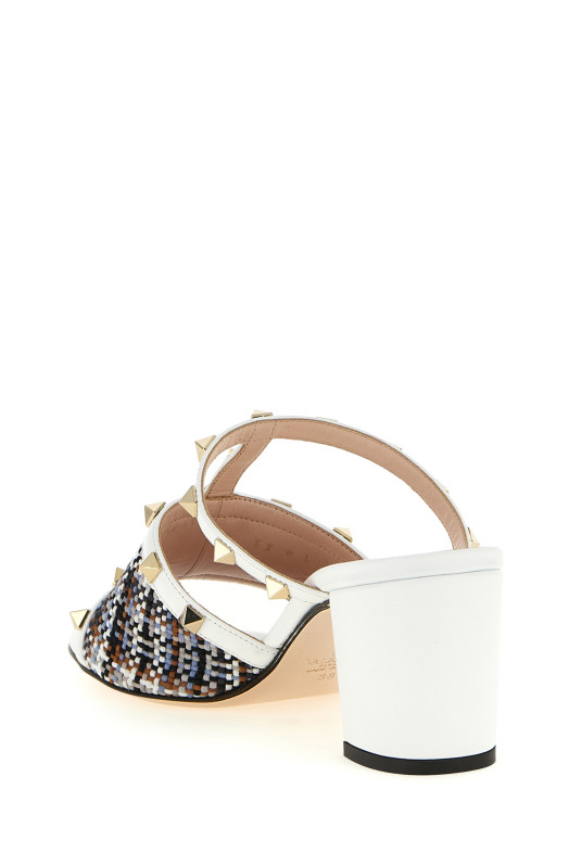 Сандалии Valentino Garavani «Rockstud» белого цвета W0S0LT4EDX3NU